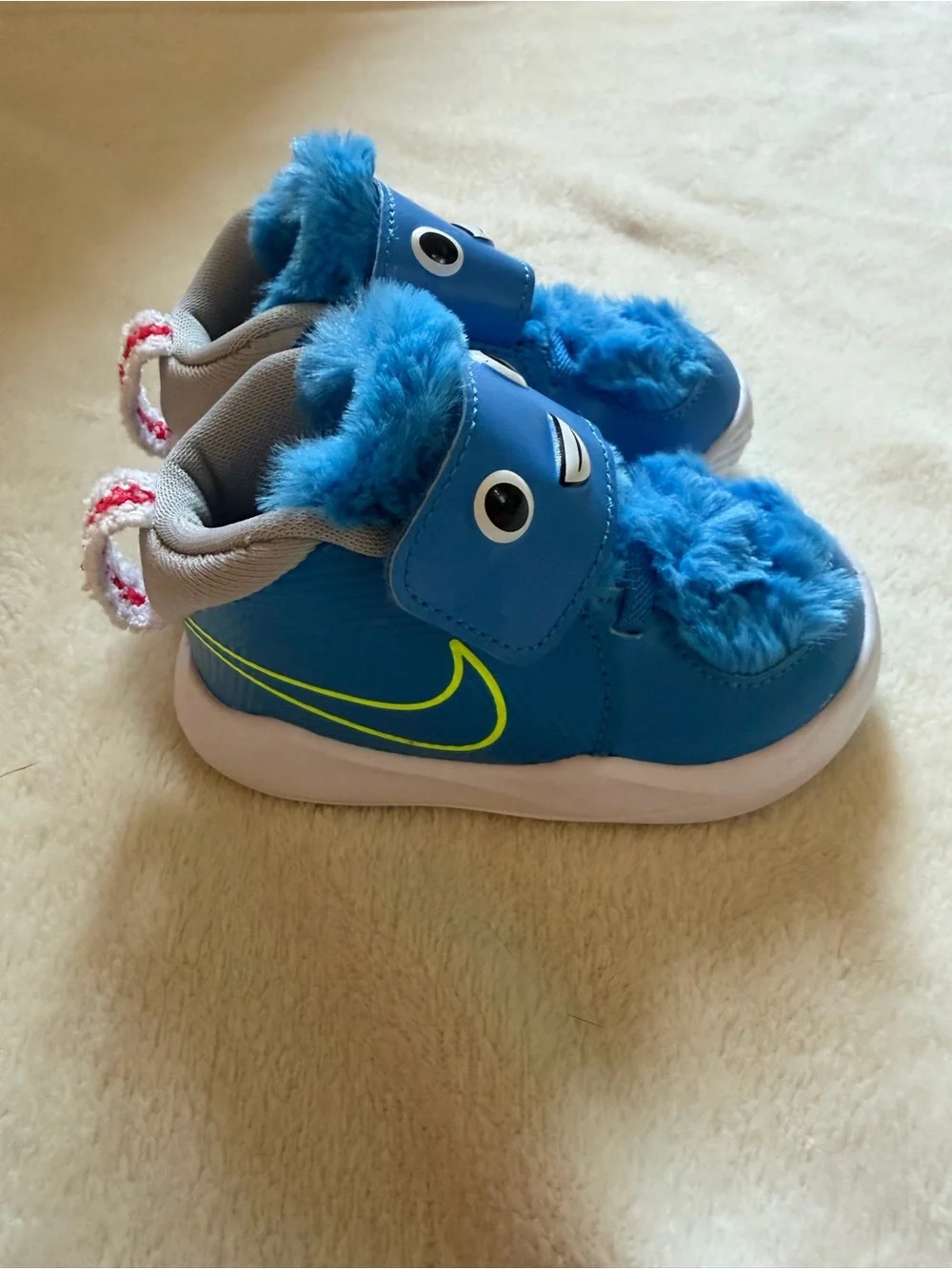Nike Kids Blue Furry Character Sneakers